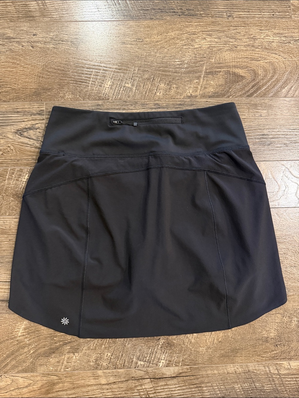 Athleta Black Run With It Athletic Skirt‎ with Built-In Shorts Size Small - Picture 6 of 11